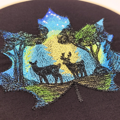 Northern Wild – 7" Embroidered Wall Art