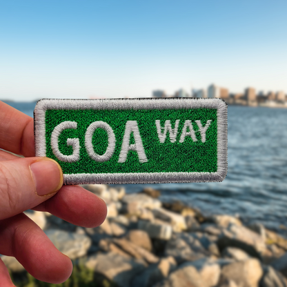 Goa Way Embroidered Patch