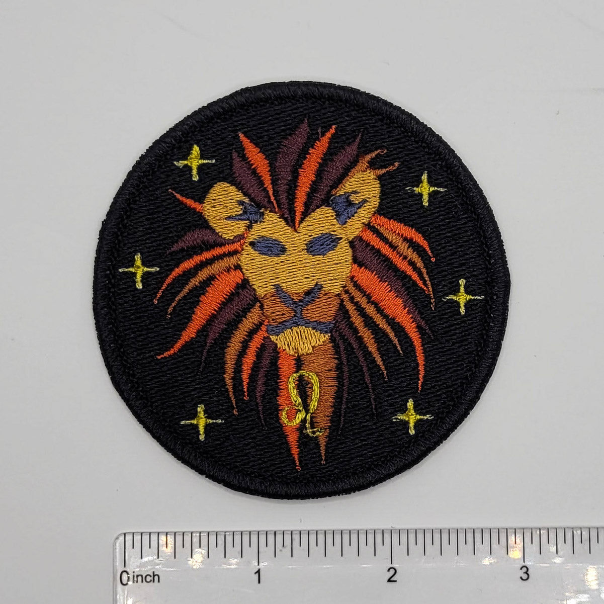 Leo Zodiac Embroidered Patch