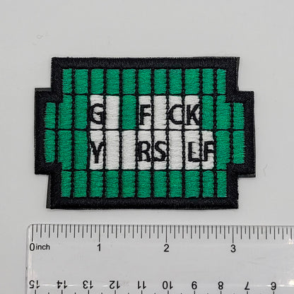 Buy a Vowel Embroidered Patch