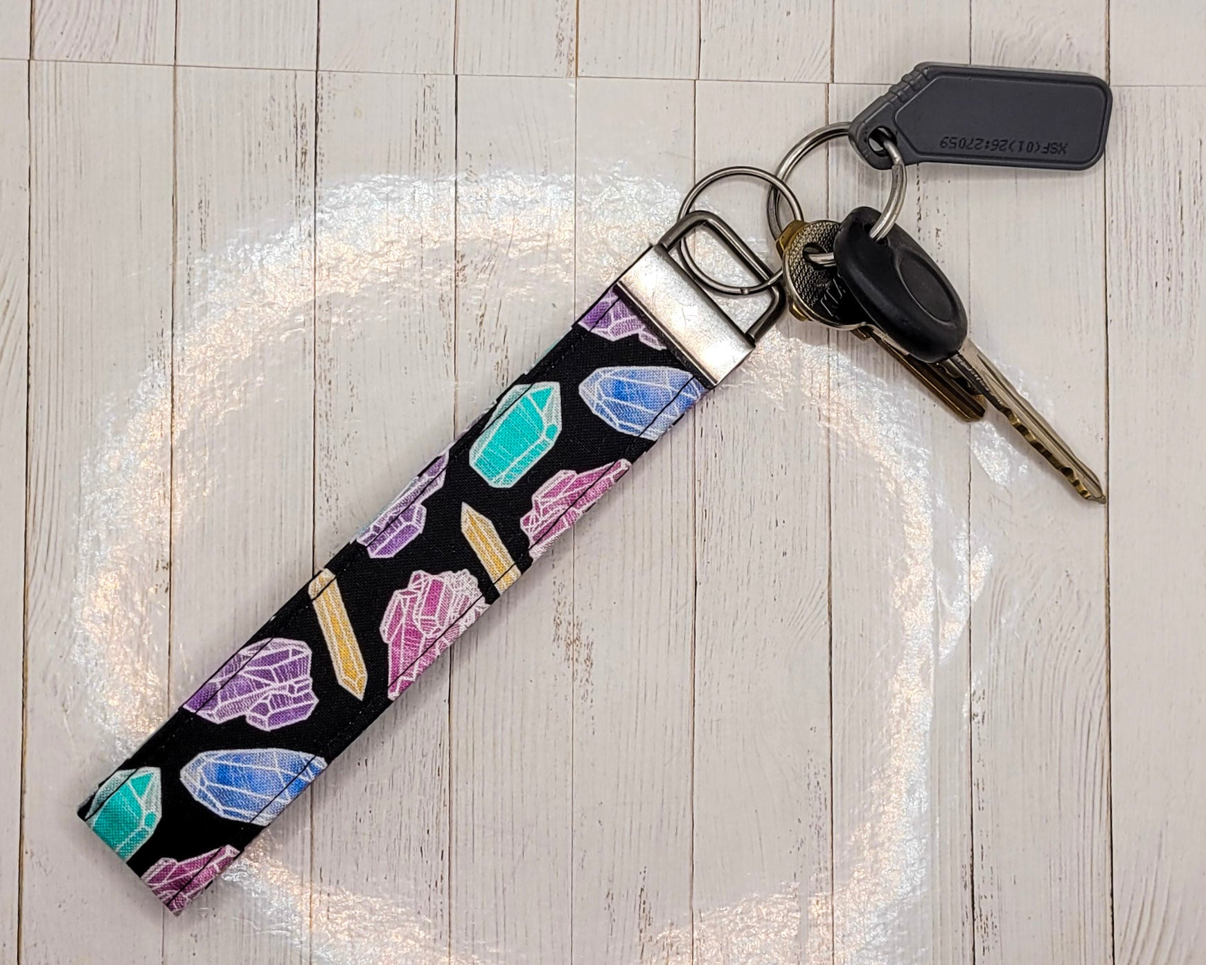 Crystals Wristlet Key Strap