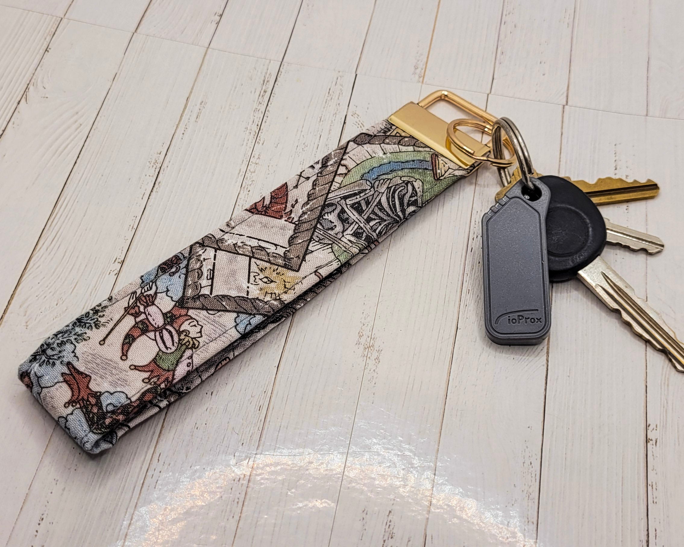 Classic Tarot Wristlet Key Strap