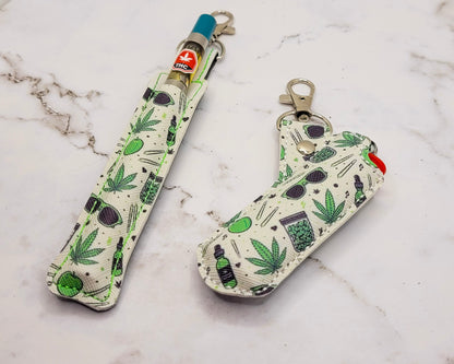 420 Stash Vape & Lighter Case Set