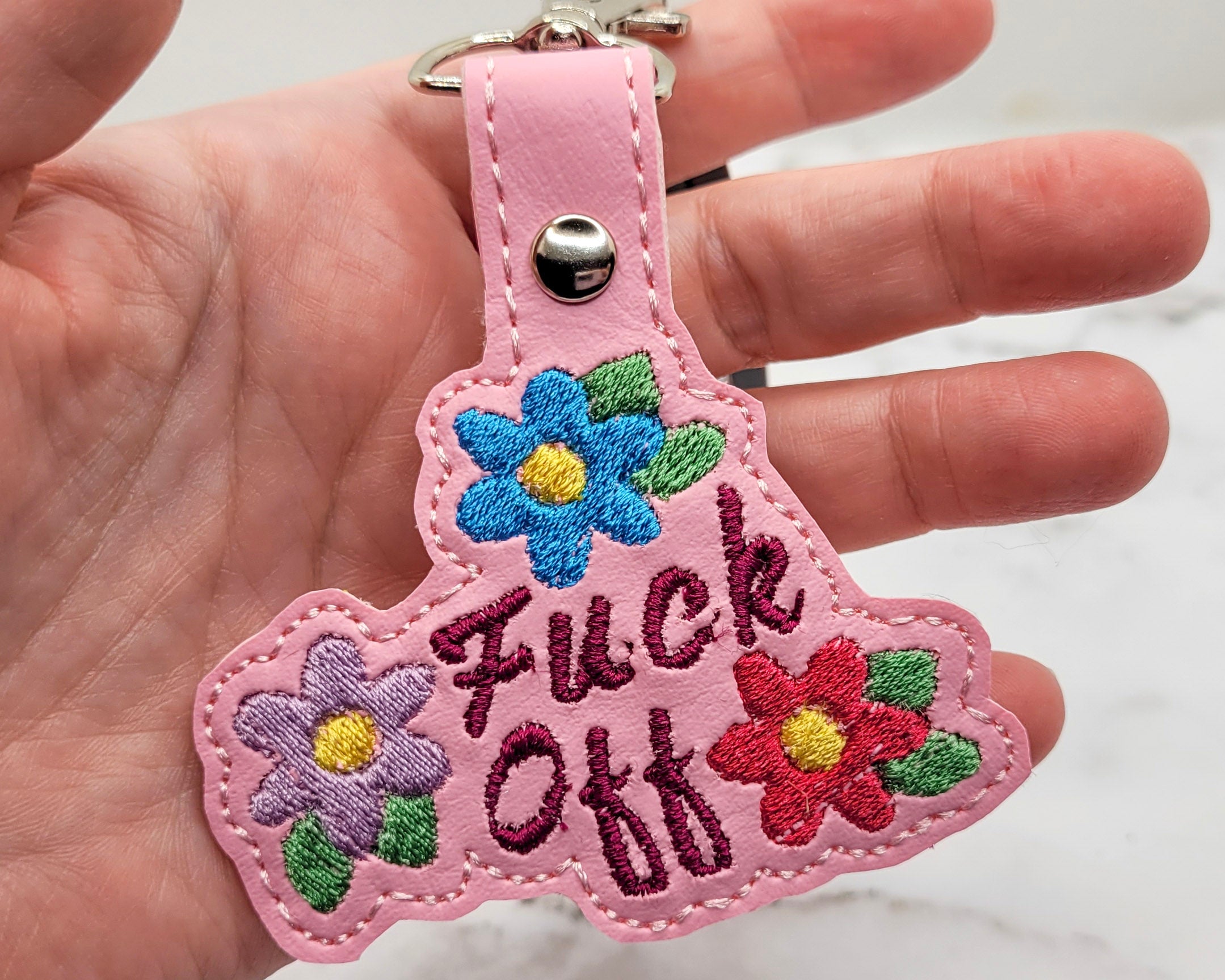 Fuck Off Keychain