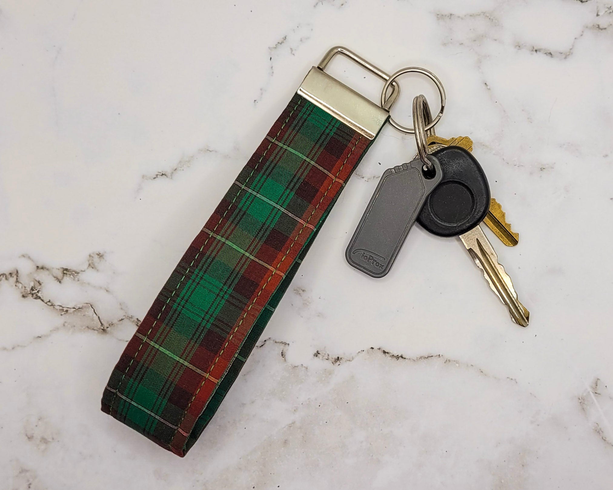 Prince Edward Island Tartan Wristlet Key Strap