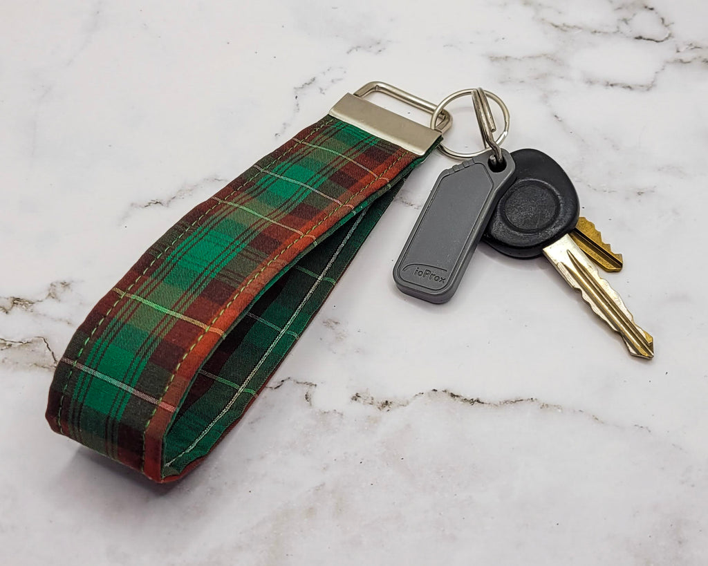 Prince Edward Island Tartan Wristlet Key Strap