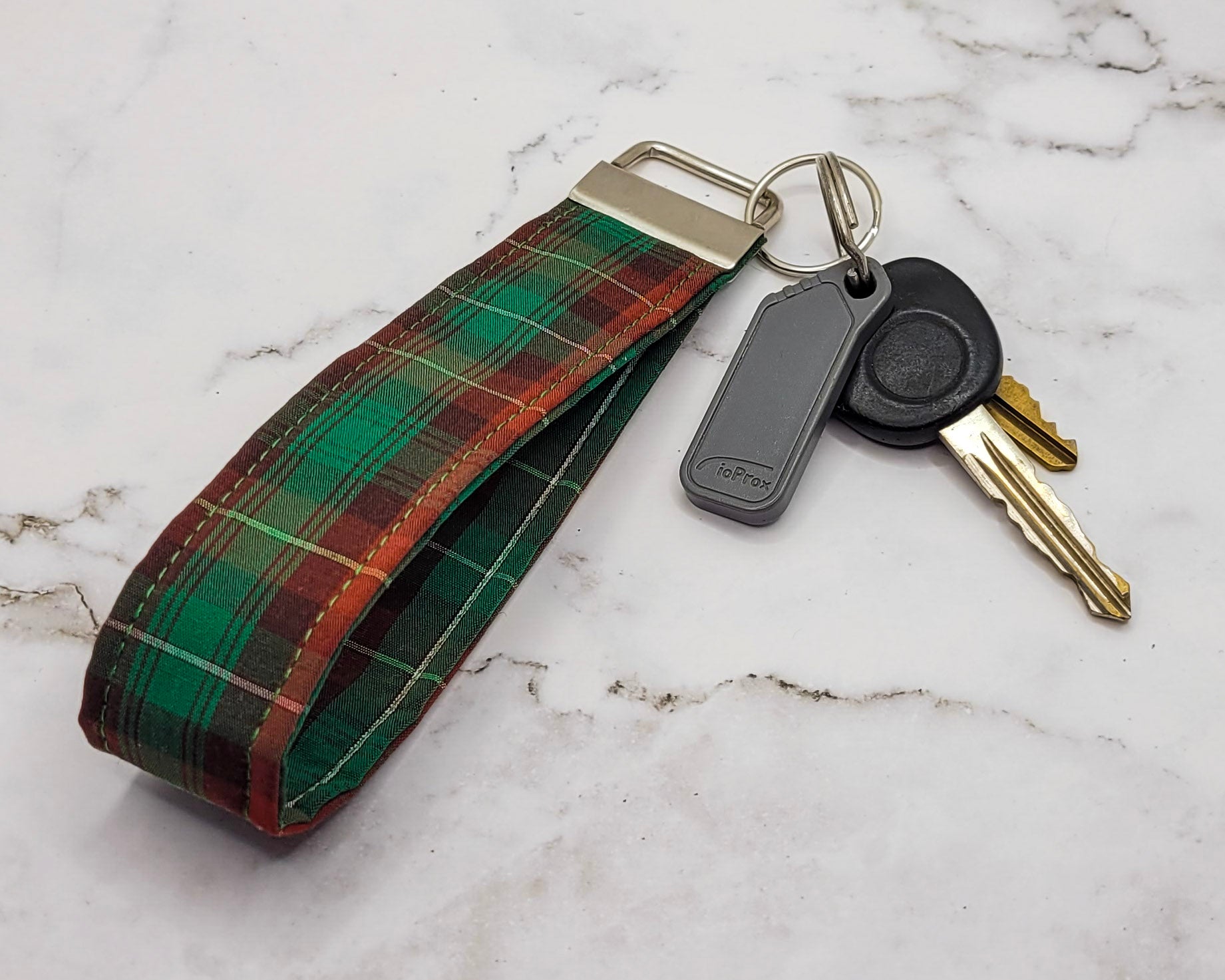 Prince Edward Island Tartan Wristlet Key Strap