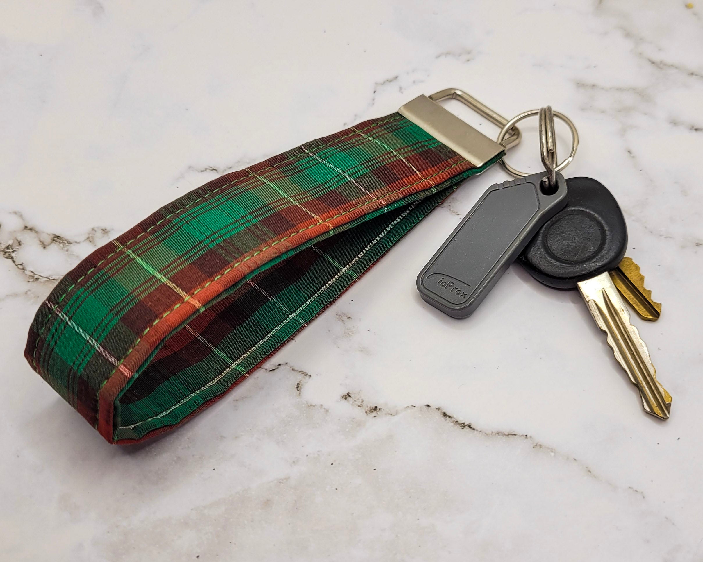 Prince Edward Island Tartan Wristlet Key Strap