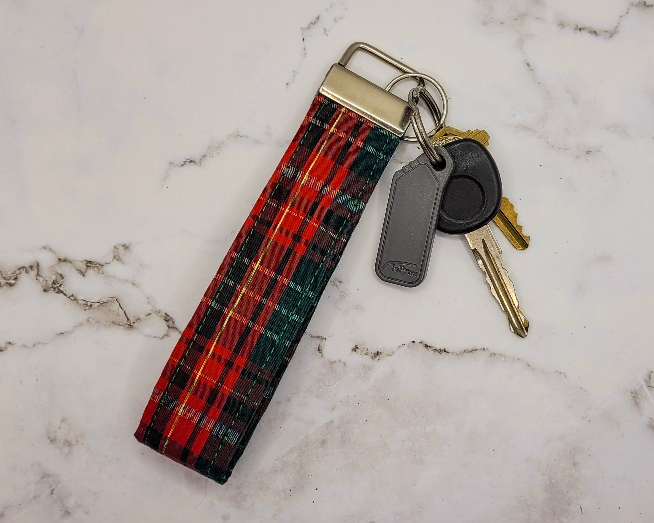 New Brunswick Tartan Wristlet Key Strap
