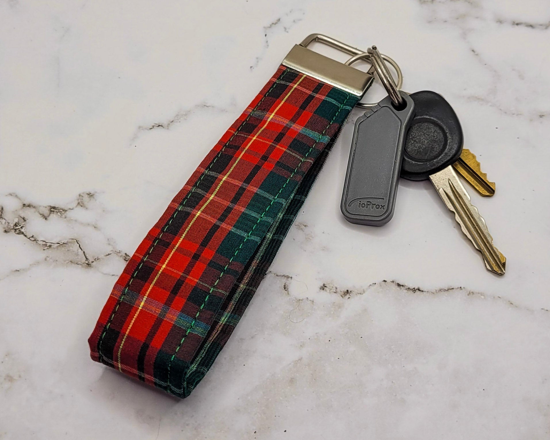 New Brunswick Tartan Wristlet Key Strap