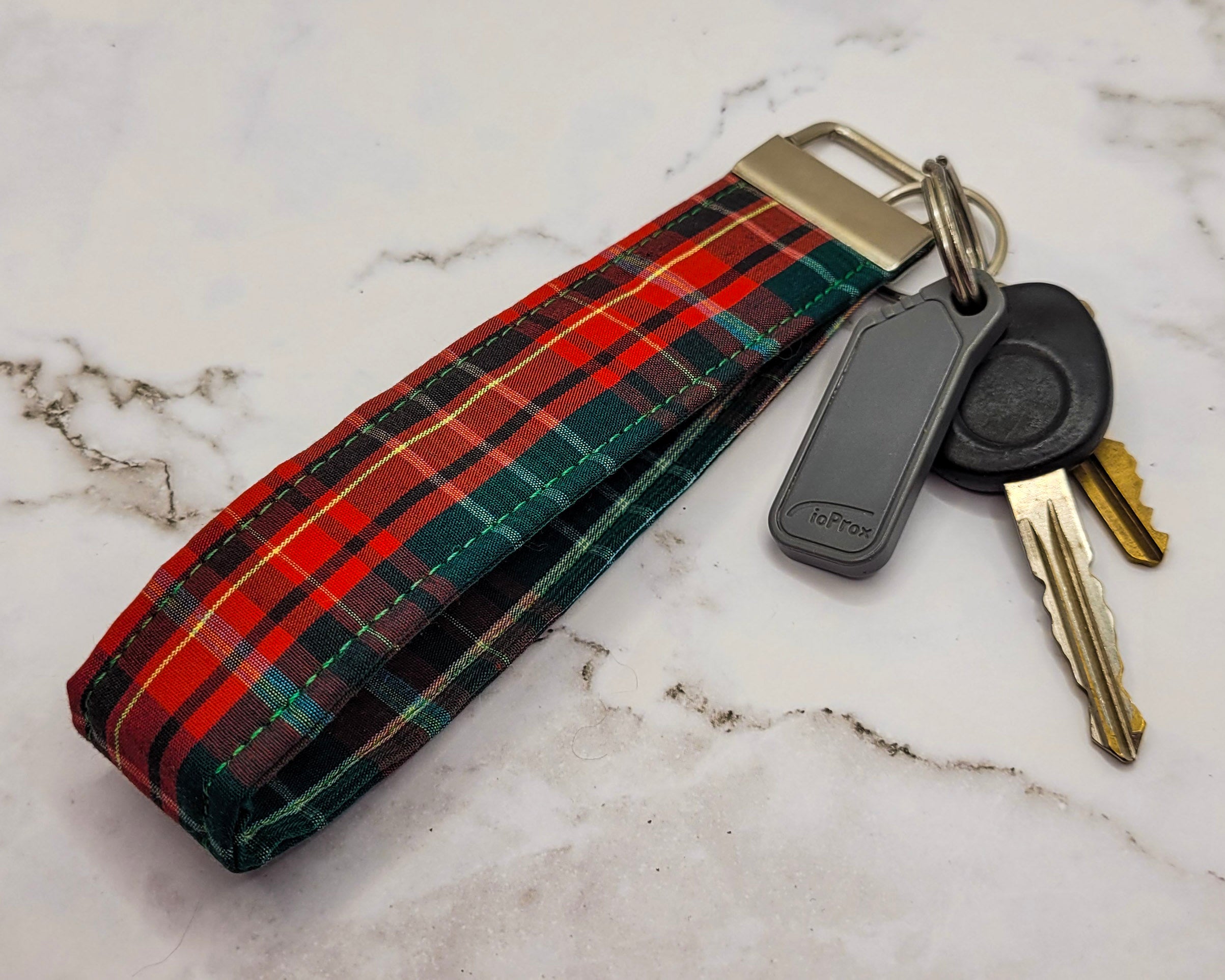 New Brunswick Tartan Wristlet Key Strap