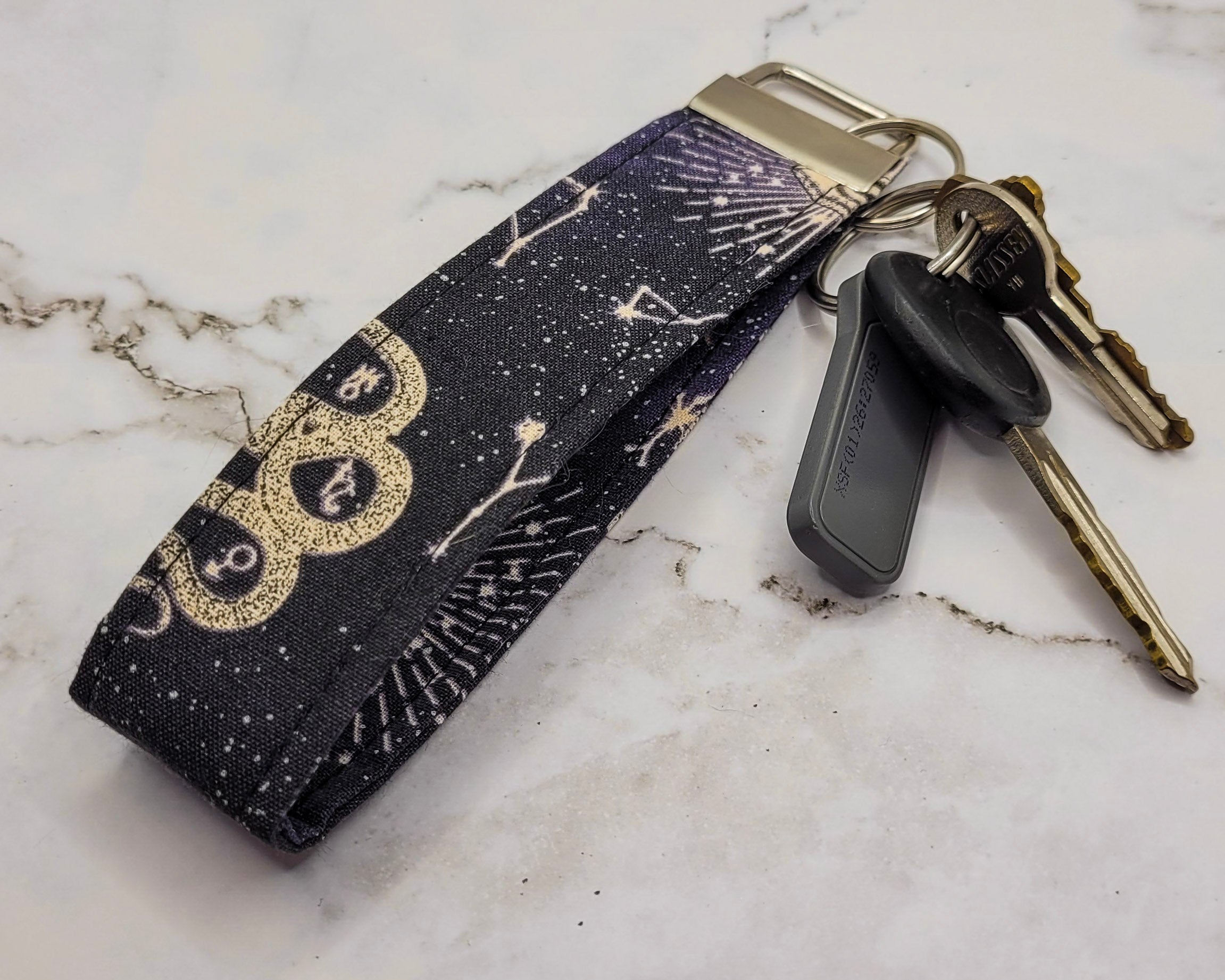 Celestial Skies Wristlet Key Strap