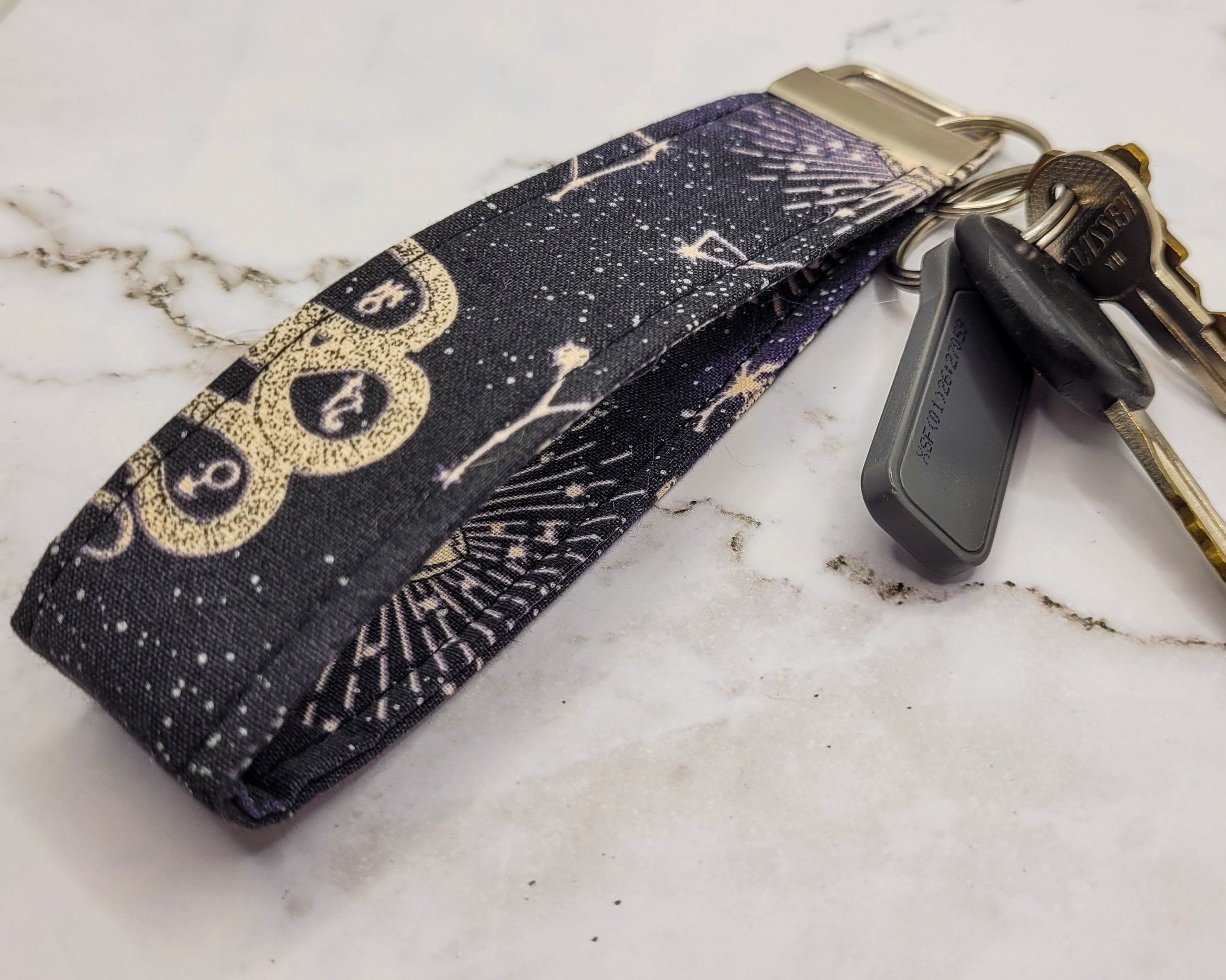 Celestial Skies Wristlet Key Strap
