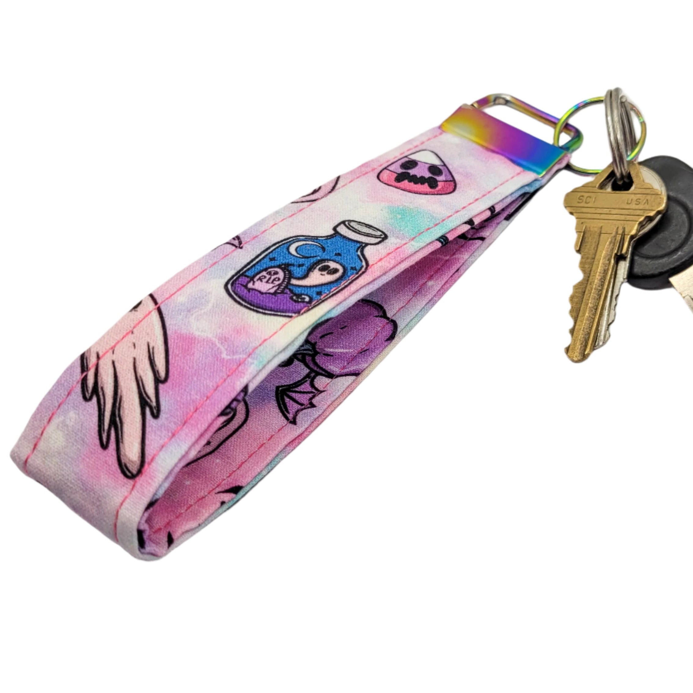 Witchy Nights Wristlet Key Strap