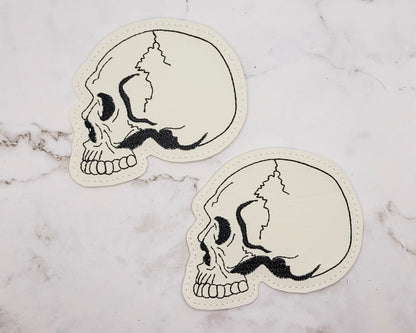 Anatomical Skull Vinyl Coasters