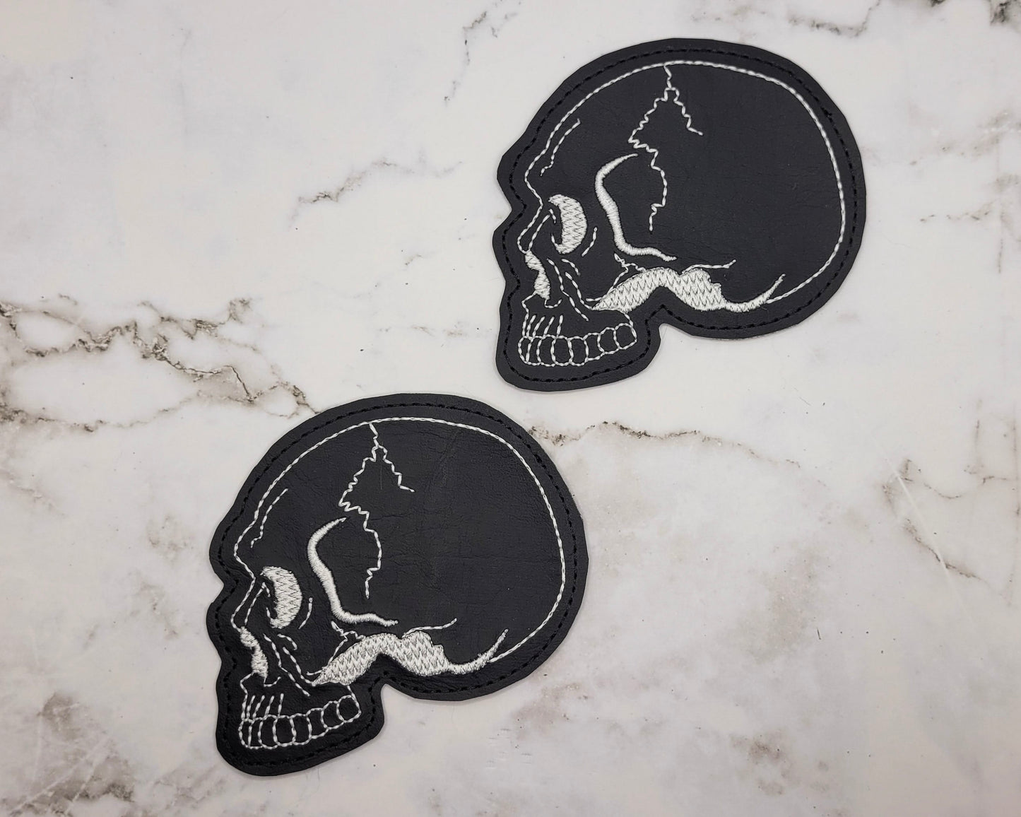 Anatomical Skull Vinyl Coasters