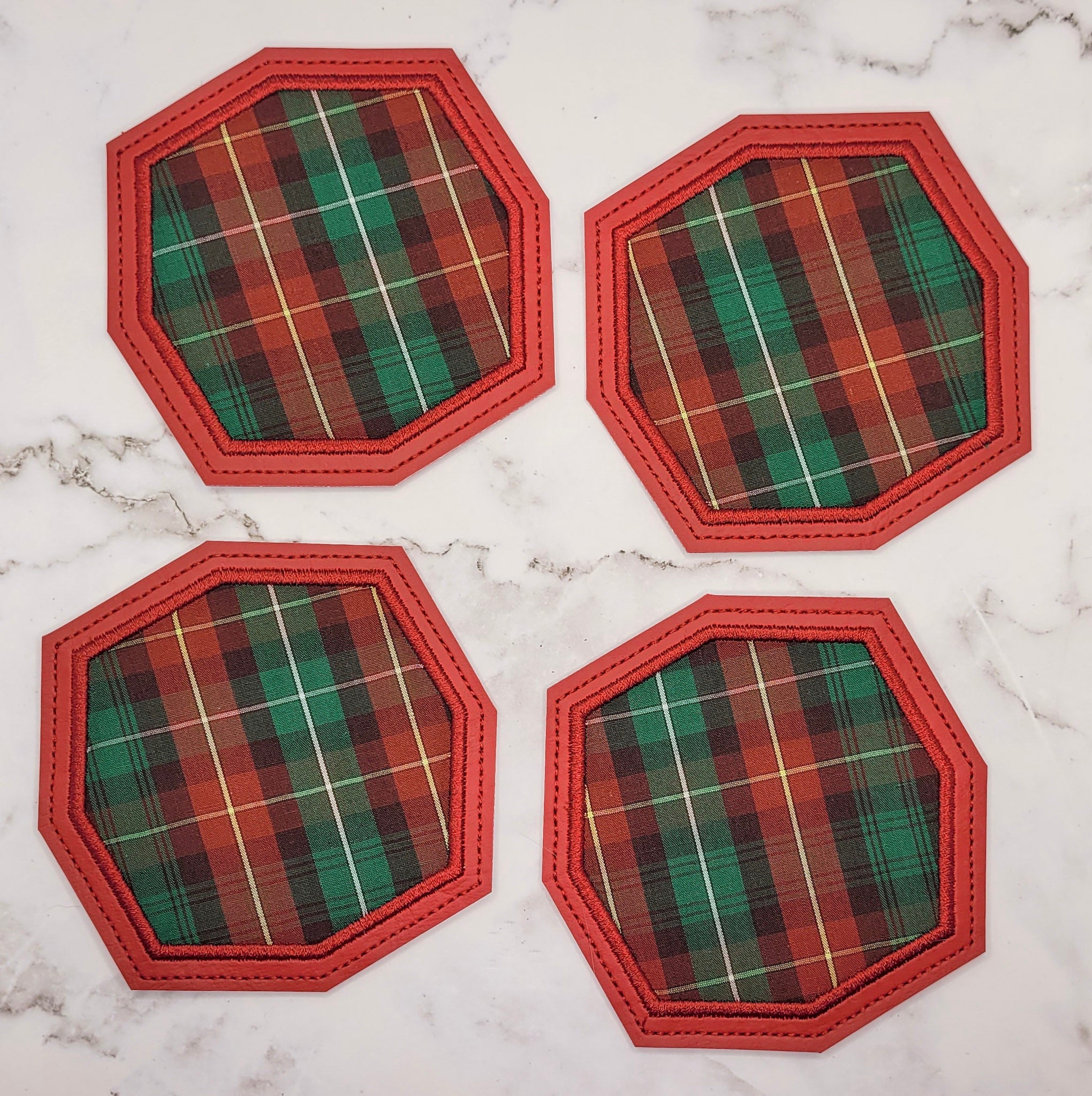 Prince Edward Island Tartan Coasters