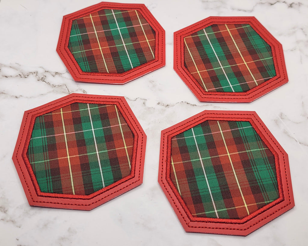 Sous-verres tartan de l'Île-du-Prince-Édouard