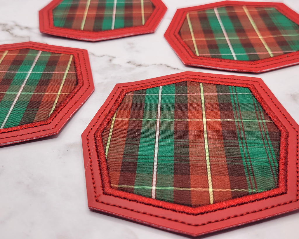 Sous-verres tartan de l'Île-du-Prince-Édouard