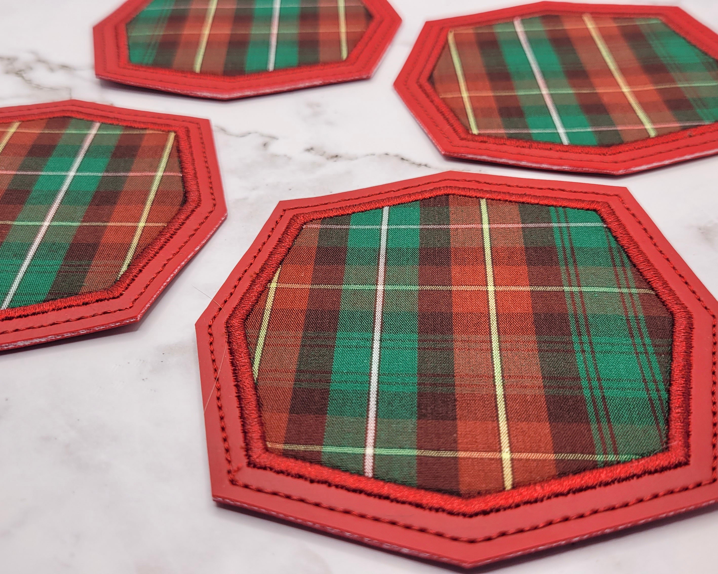 Prince Edward Island Tartan Coasters