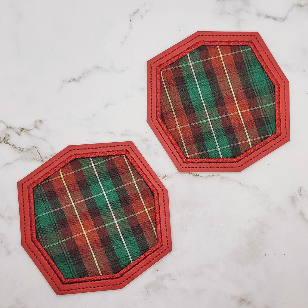 Sous-verres tartan de l'Île-du-Prince-Édouard