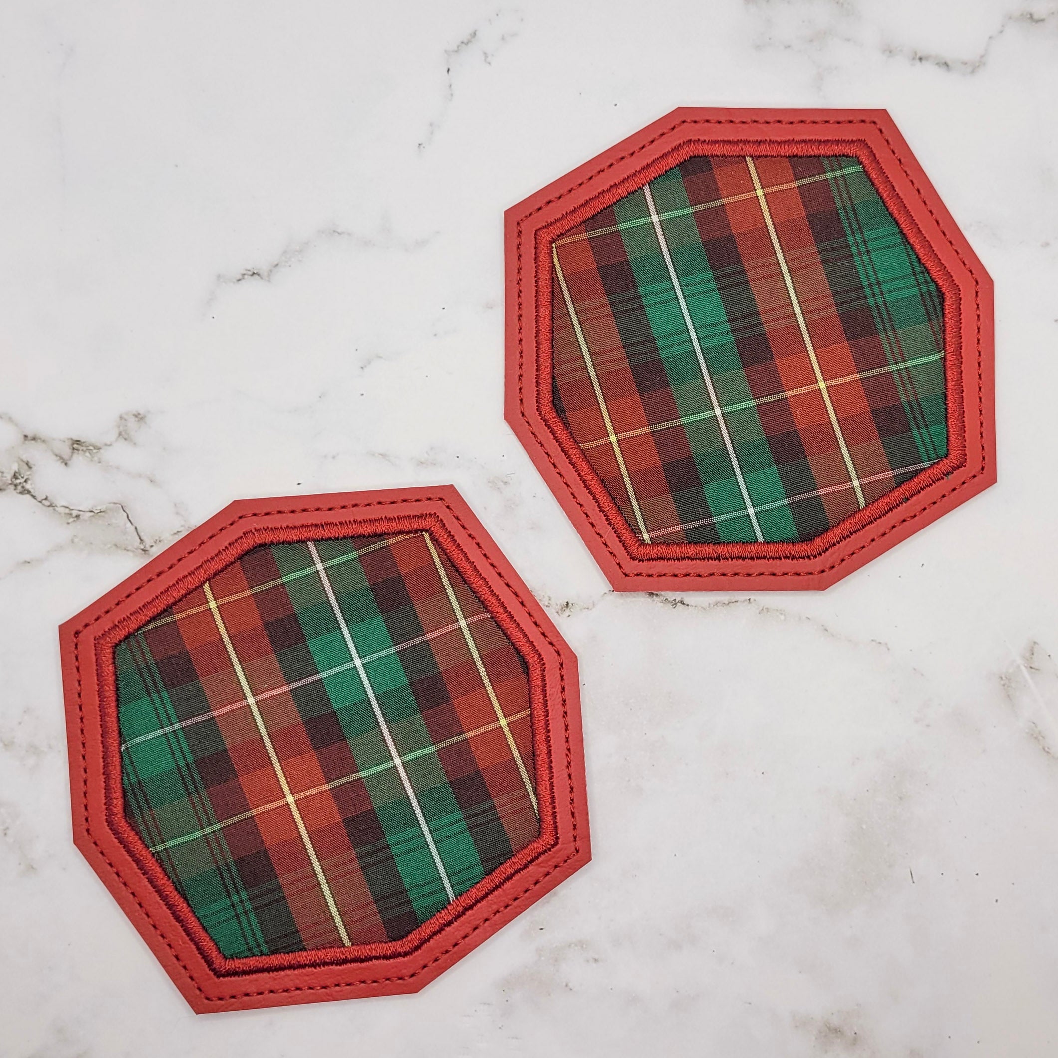 Prince Edward Island Tartan Coasters