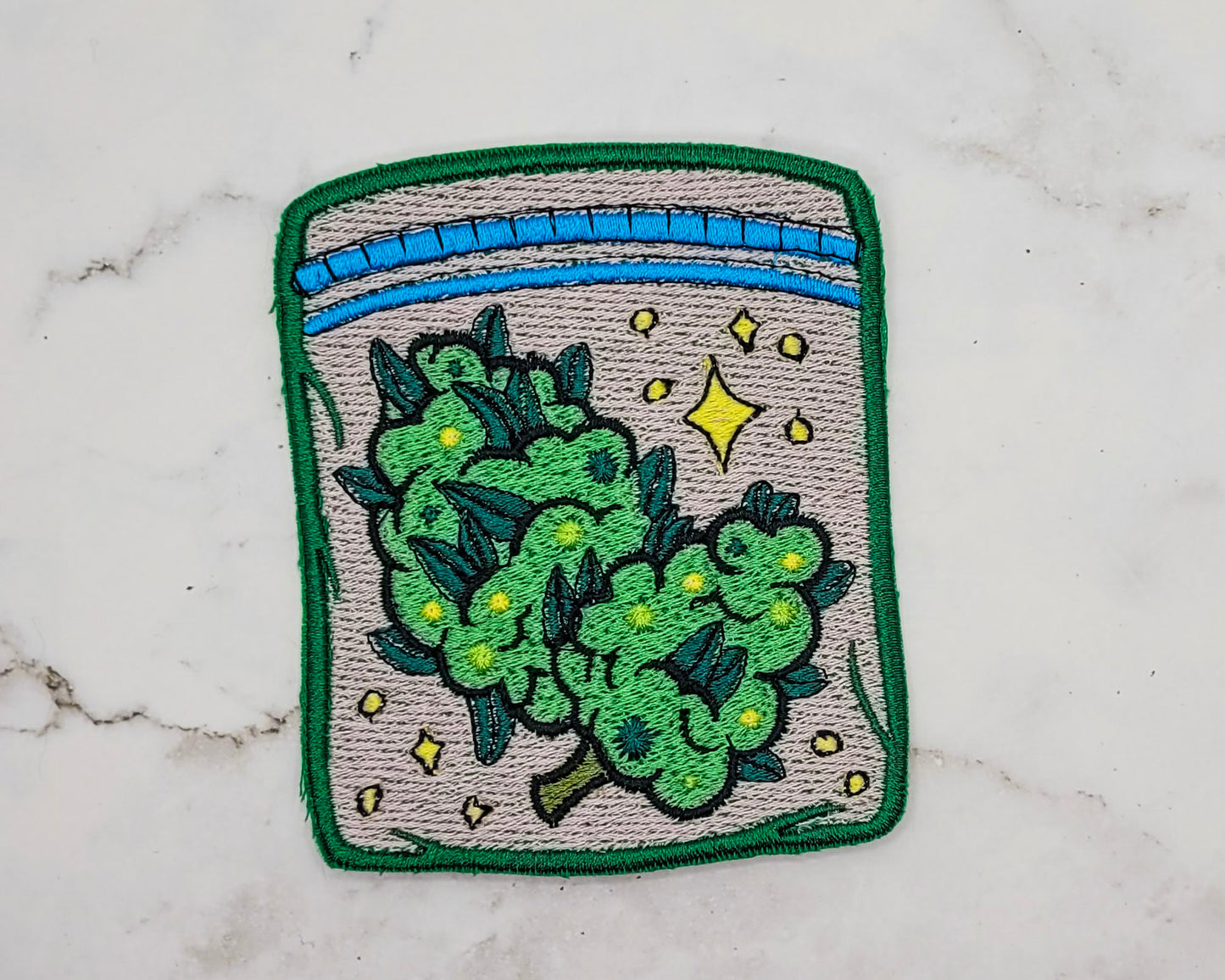 Bag of Bud Embroidered Patch