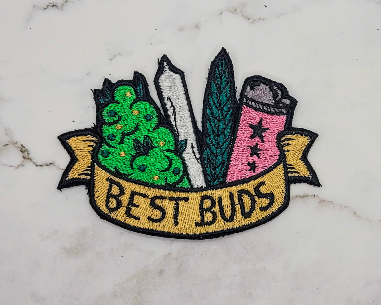 Best Buds Embroidered Patch