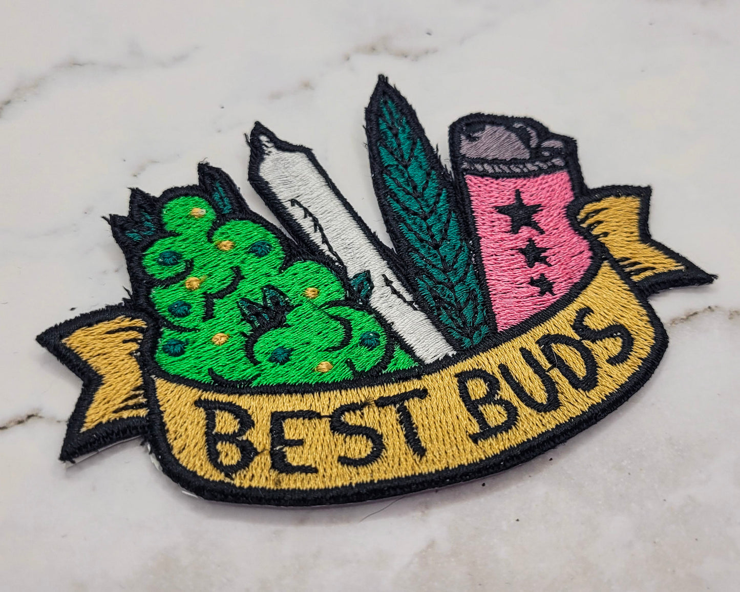 Best Buds Embroidered Patch