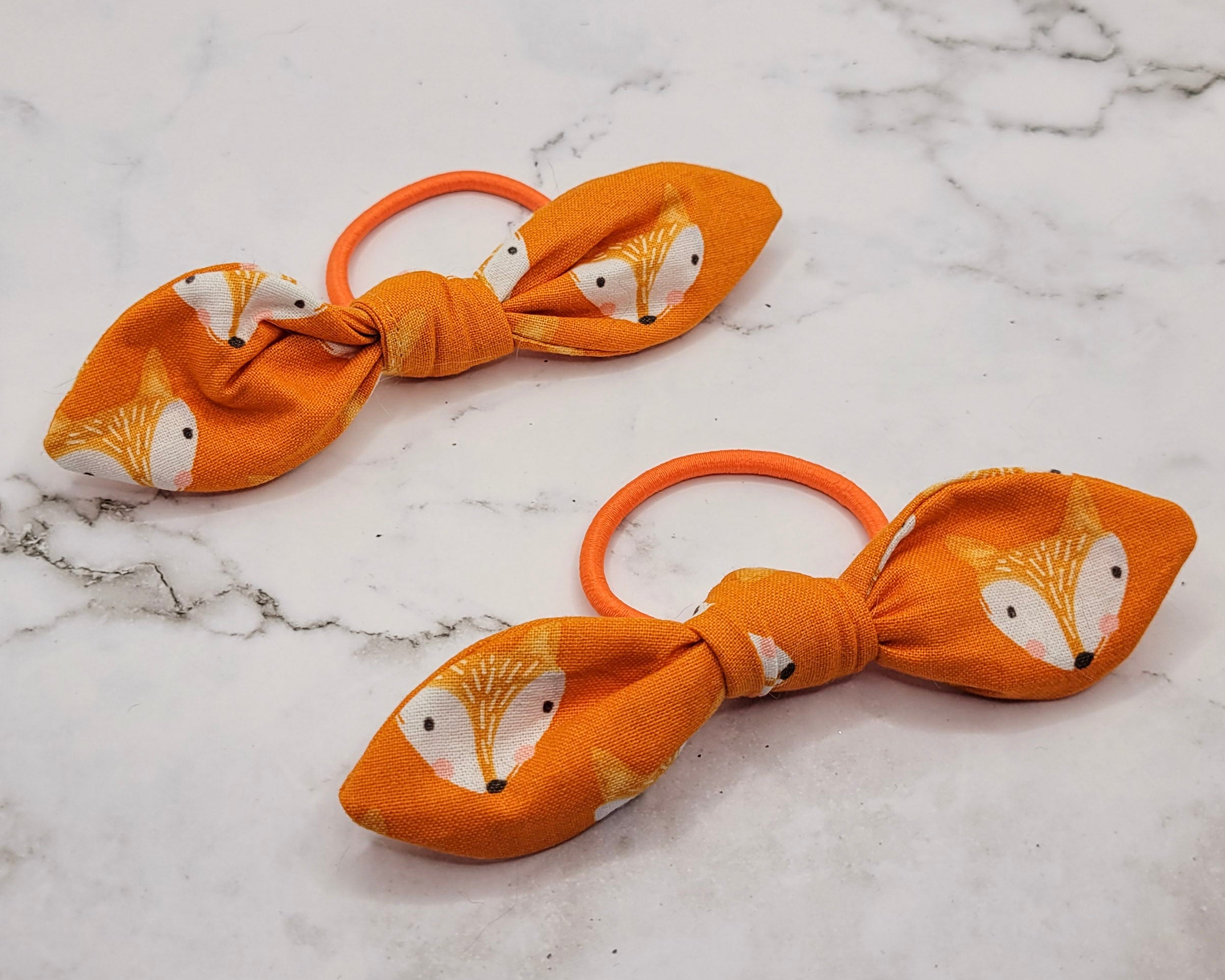 Foxes Knot Bow Hair Elastic