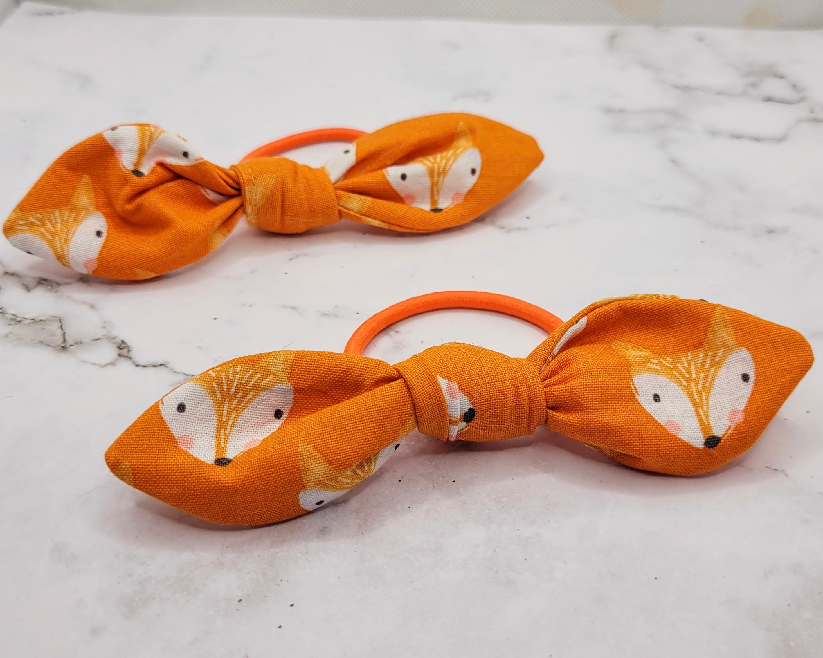 Foxes Knot Bow Hair Elastic