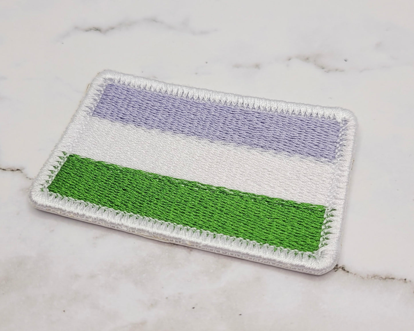 Genderqueer Pride Flag Patch & Pinback Button