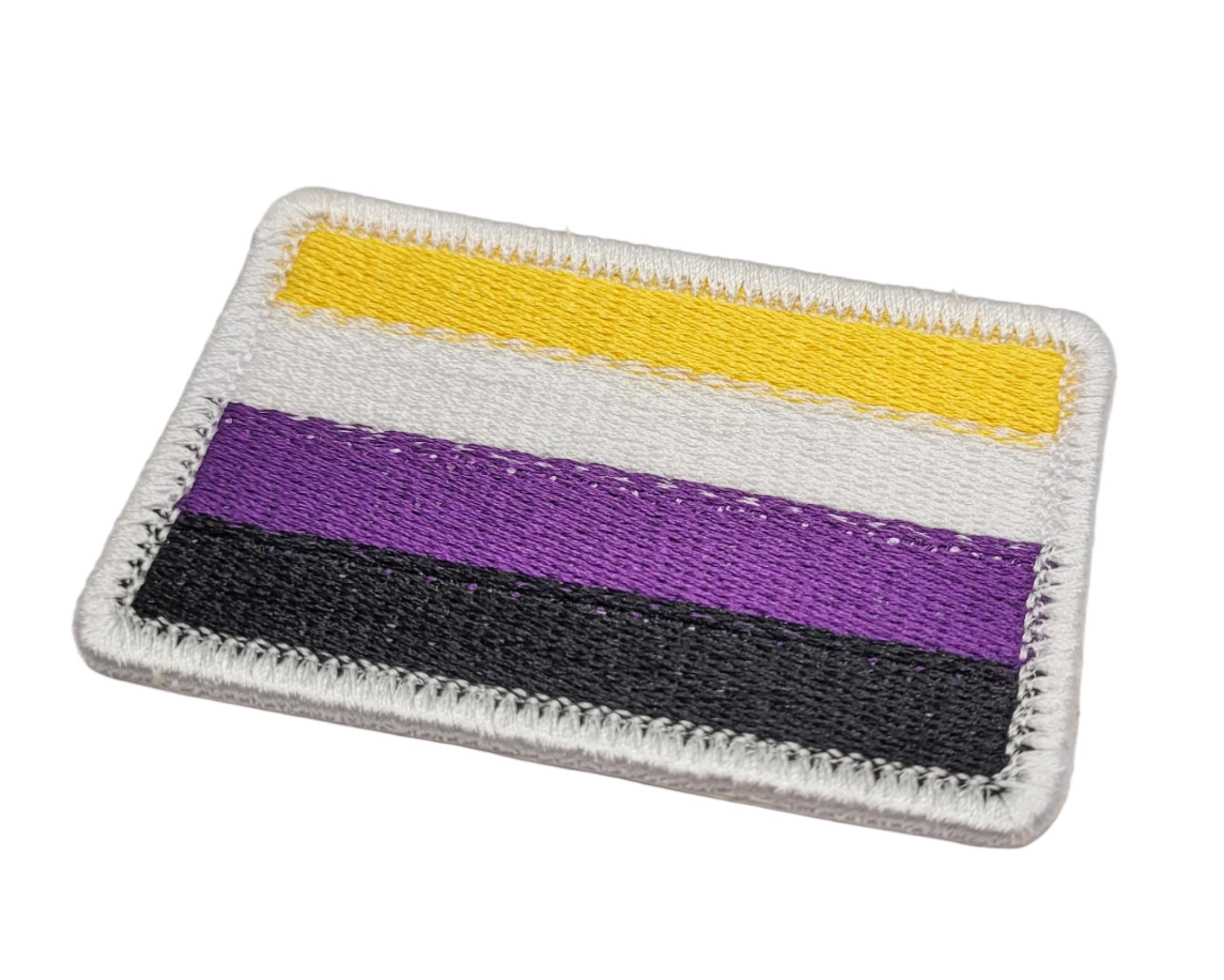 Non-Binary Pride Embroidered Patch