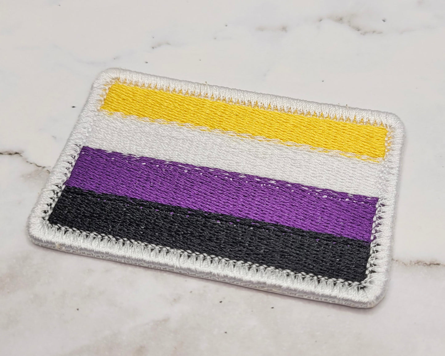 Non-Binary Pride Flag Patch & Pinback Button