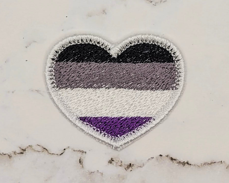 Asexual Pride Heart Patch