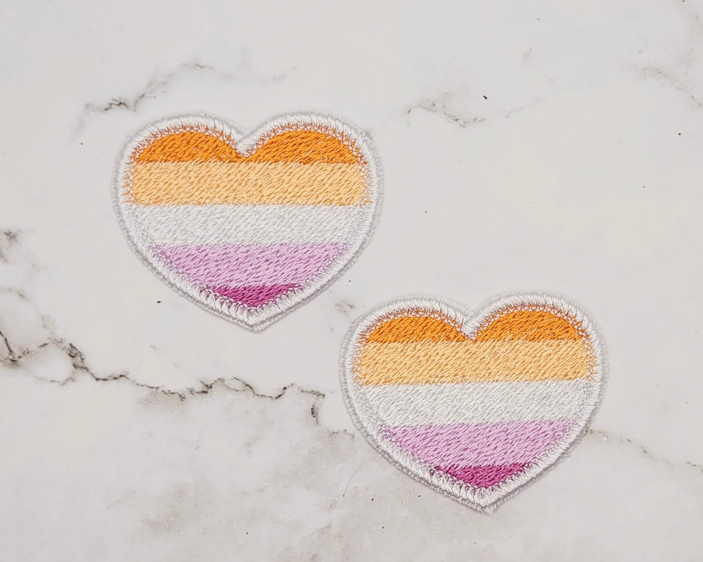 Lesbian Pride Heart Patch