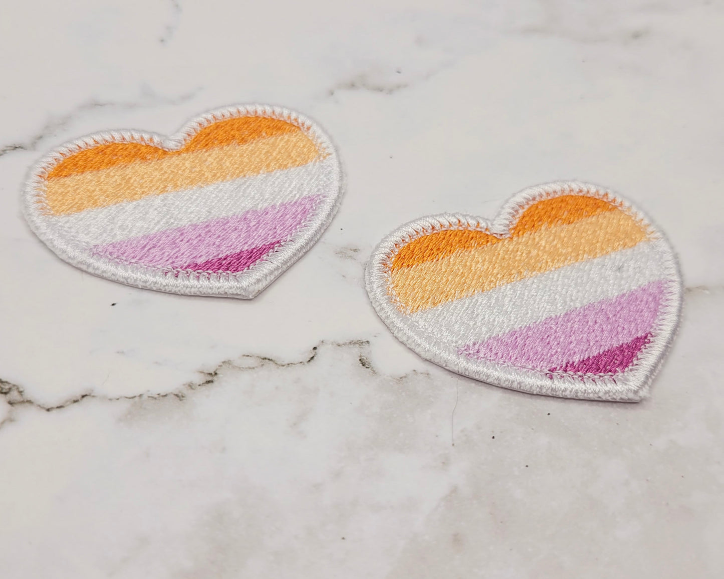 Lesbian Pride Heart Patch