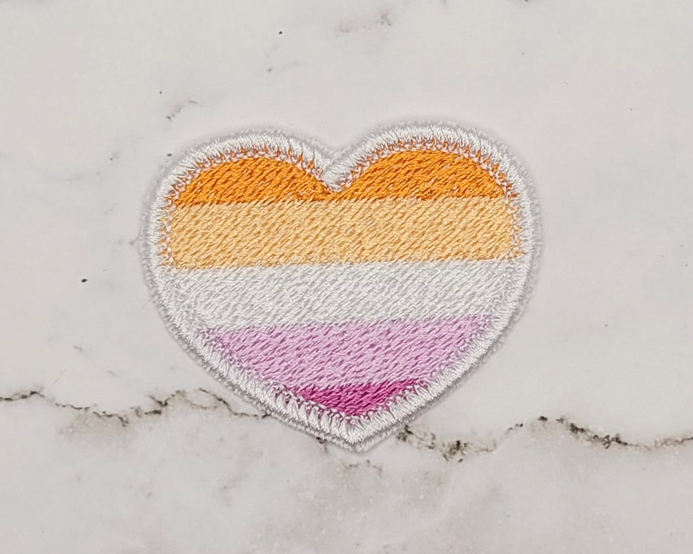 Lesbian Pride Heart Patch