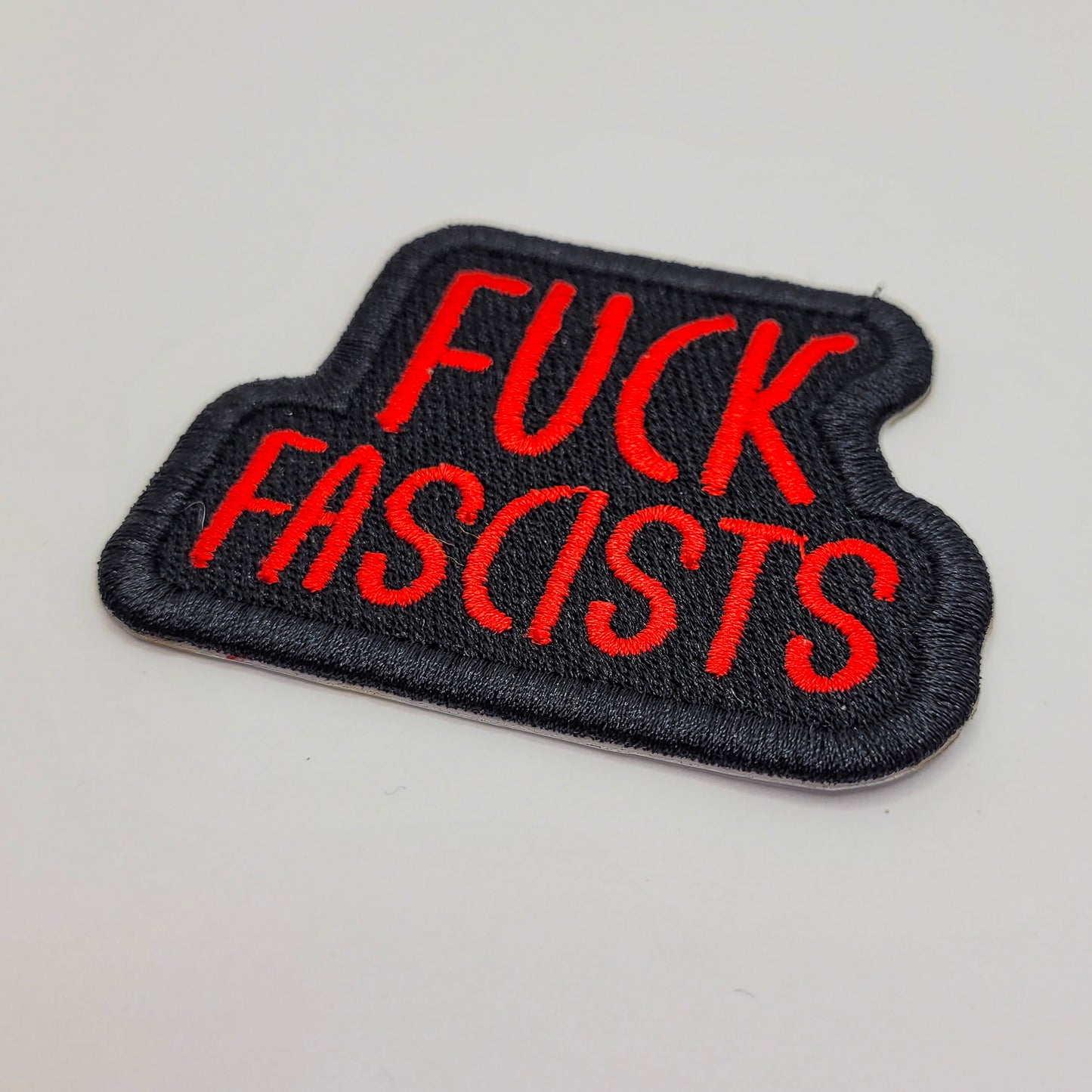 Fuck Fascists Embroidered Patch