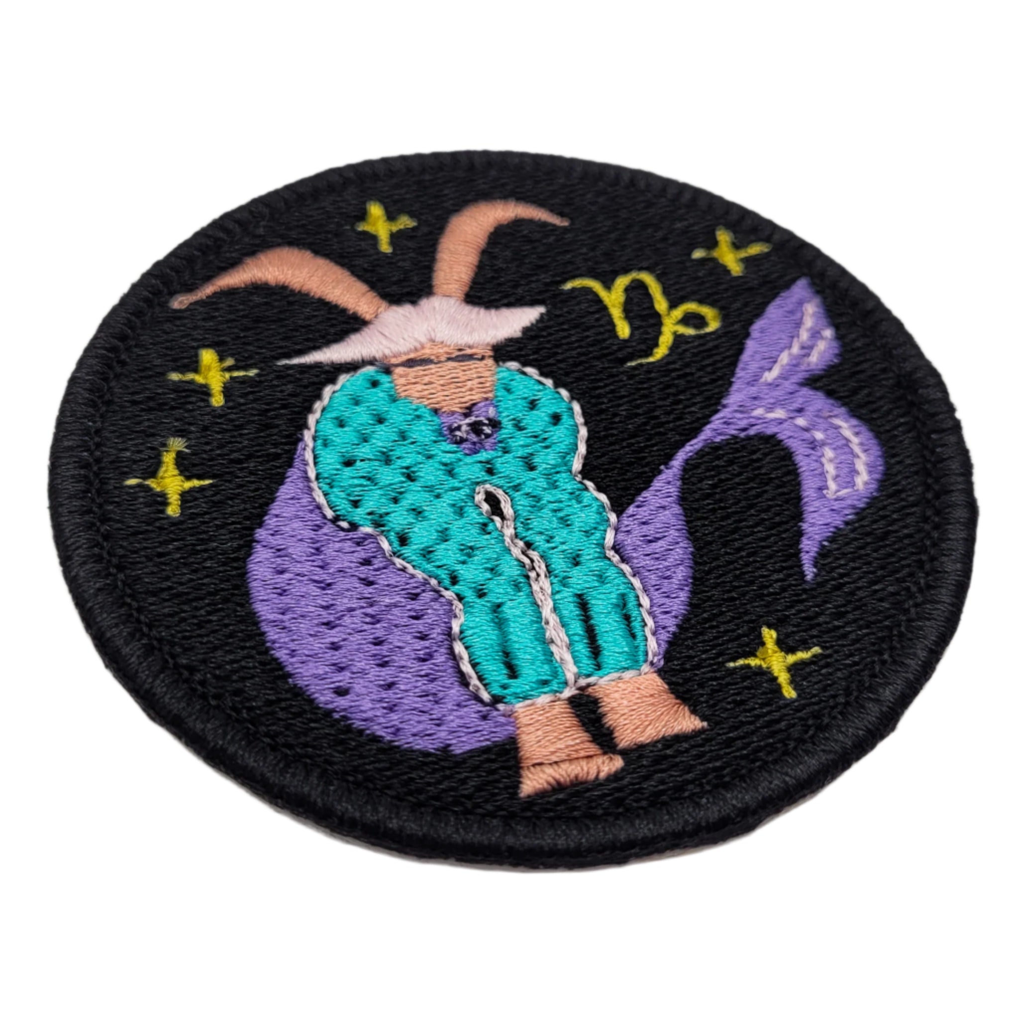 Capricorn Zodiac Embroidered Patch
