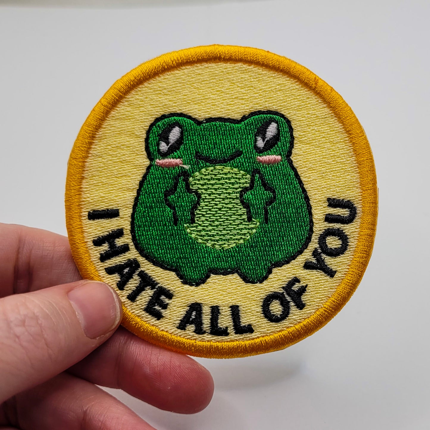 I Hate All of You Embroidered Patch