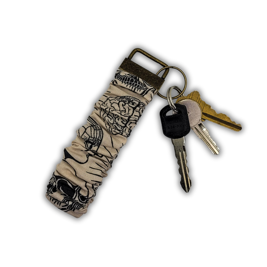 Phrenology Scrunchie Wristlet Keychain