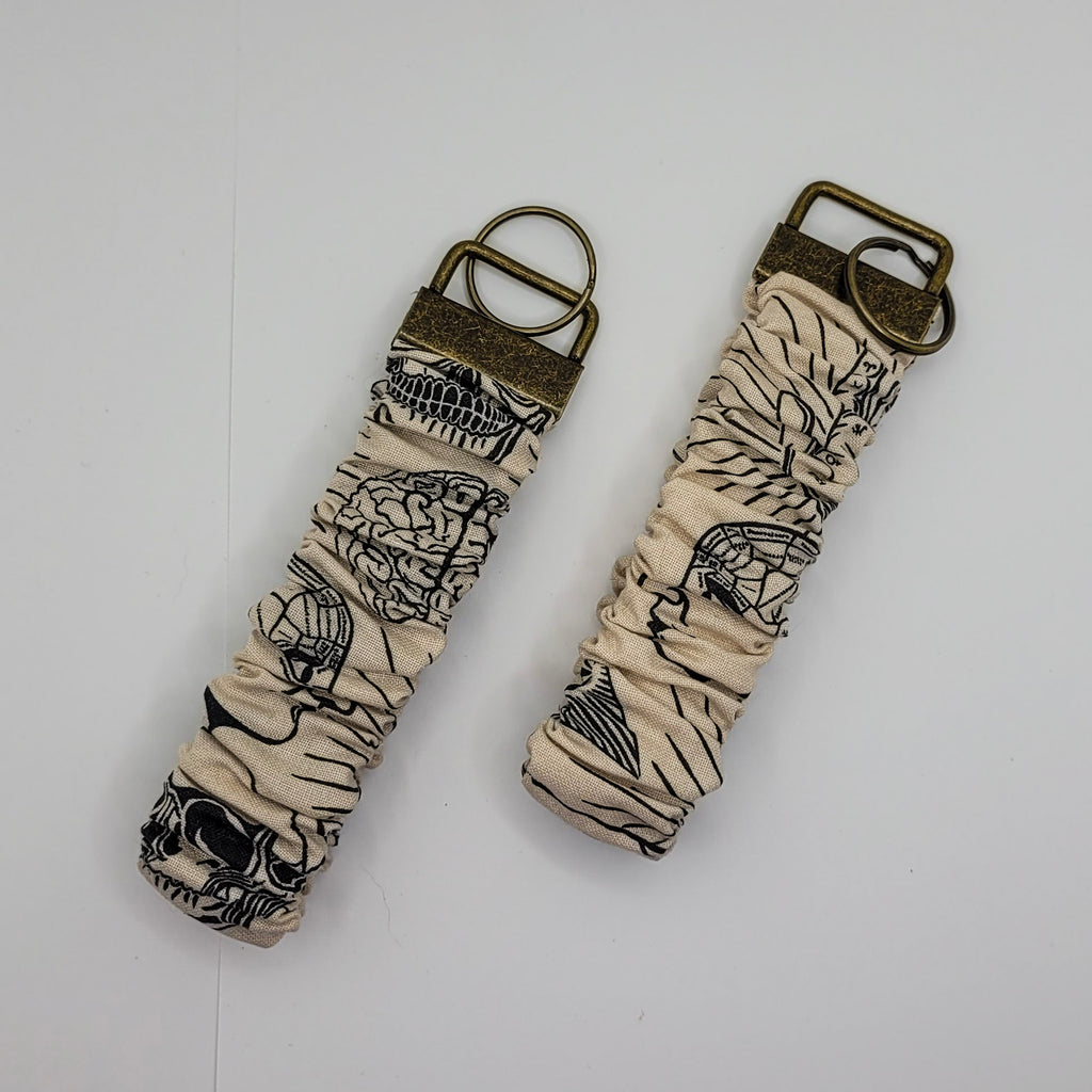 Phrenology Scrunchie Wristlet Keychain