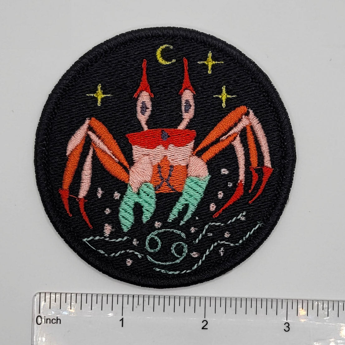 Cancer Zodiac Embroidered Patch