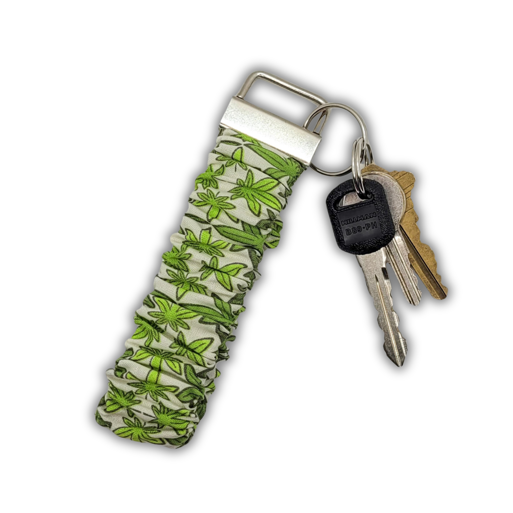 Mary Jane Scrunchie Wristlet Keychain