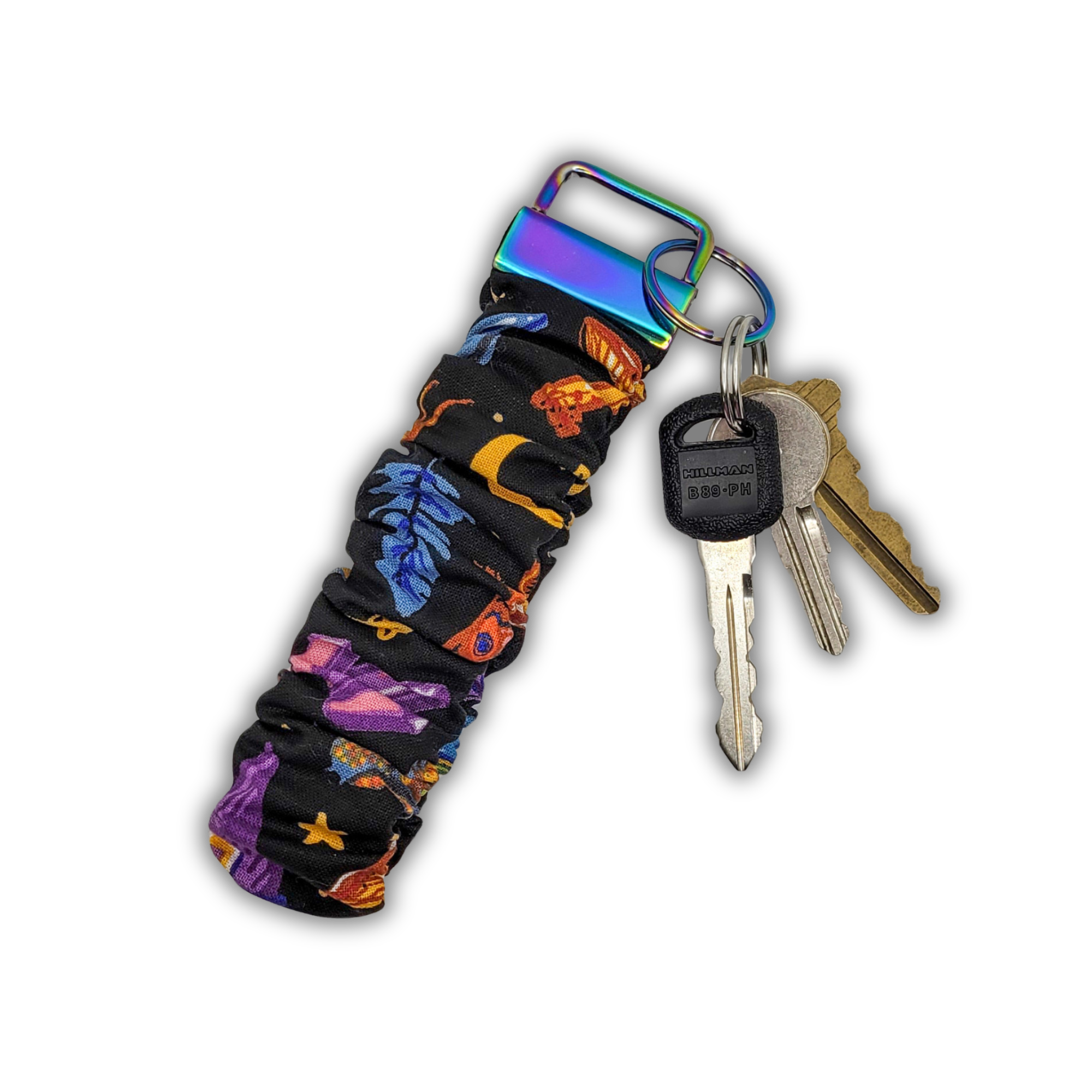 Magick Shop Scrunchie Wristlet Keychain
