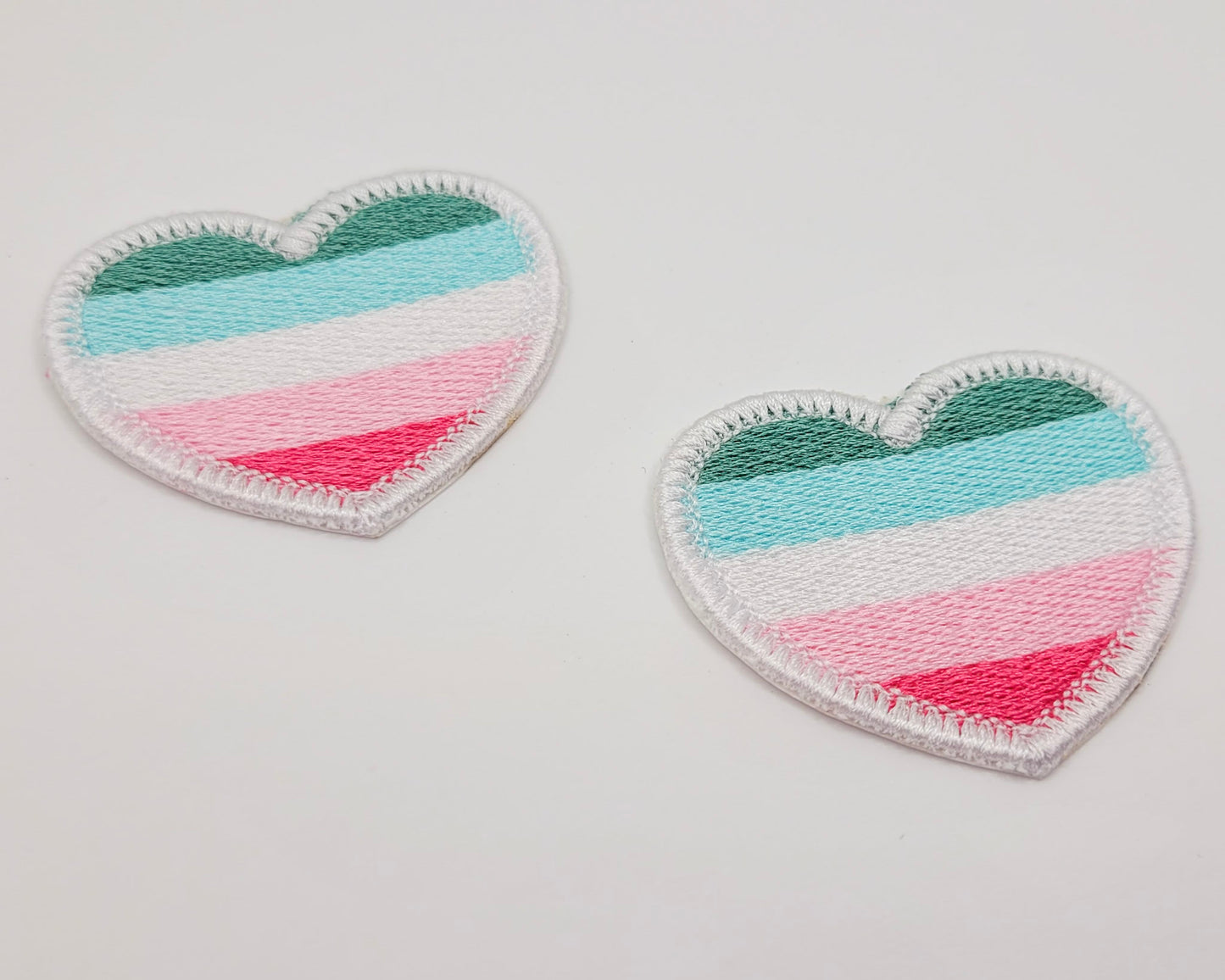 Abrosexual Pride Heart Patch