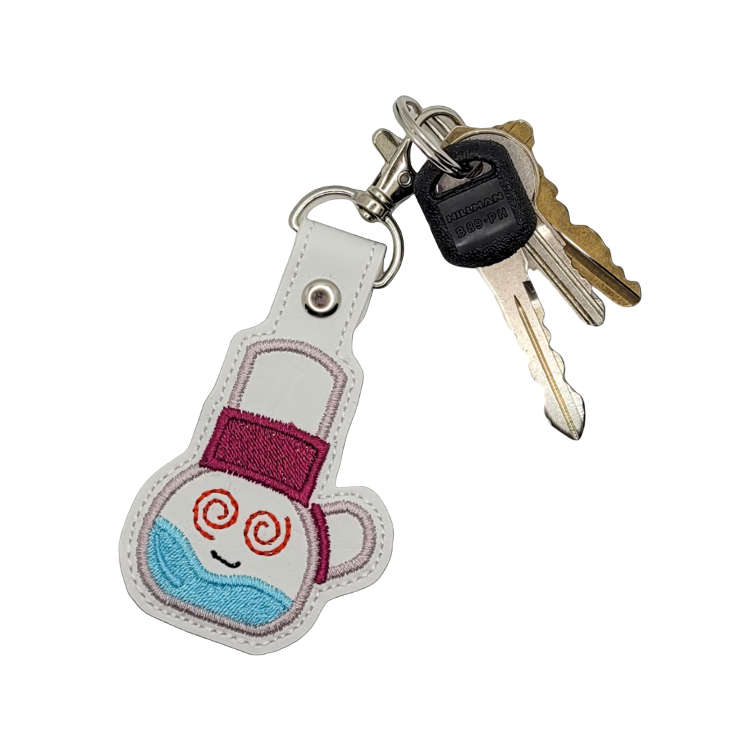 Cutie Bong Embroidered Vinyl Keychain