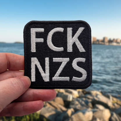 FCK NZS Embroidered Patch