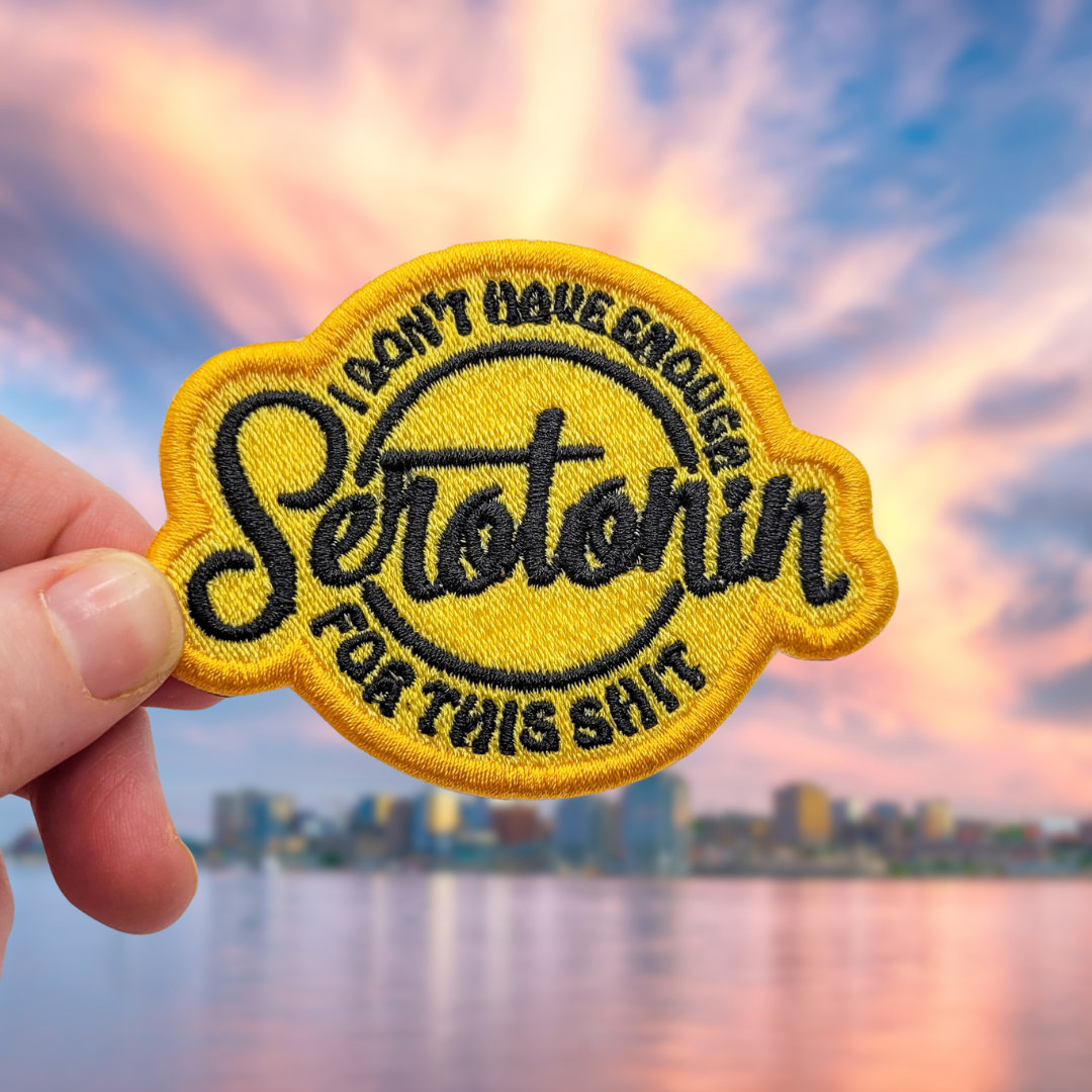 Serotonin Embroidered Patch